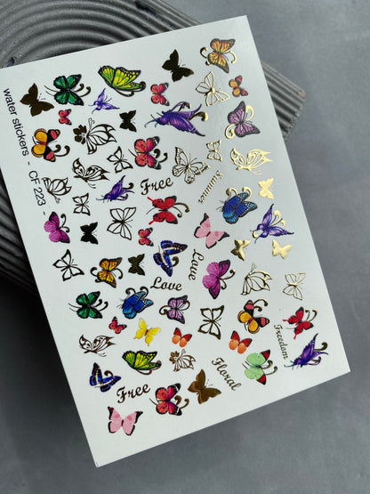 Nail Water Decal CF-223
