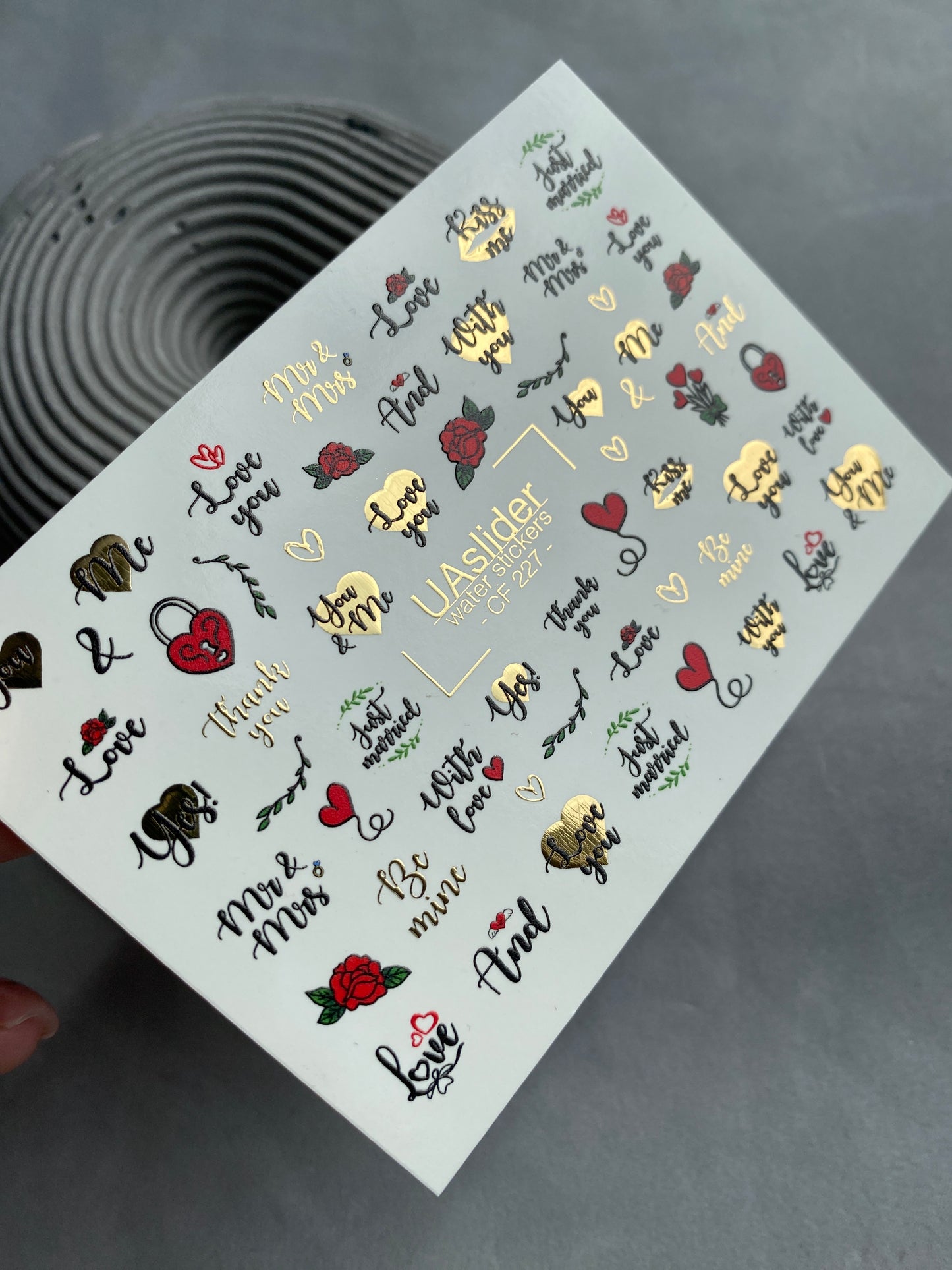 Nail Water Decal CF-227