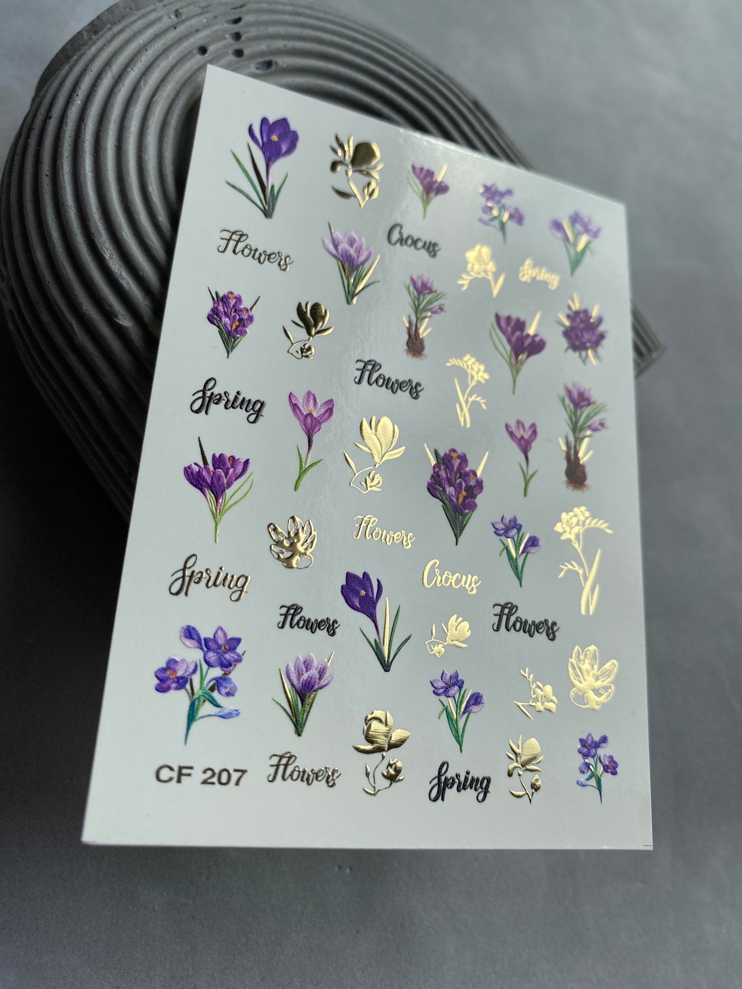 Nail Water Decal CF-207