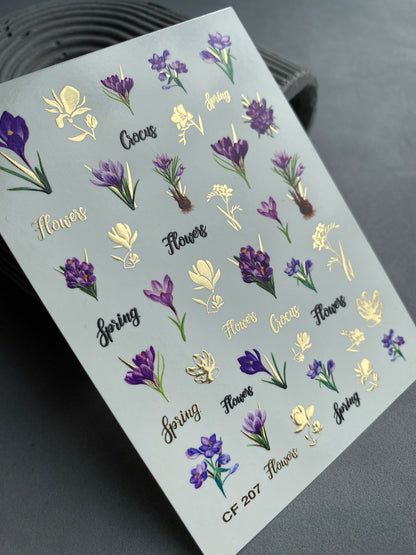 Nail Water Decal CF-207