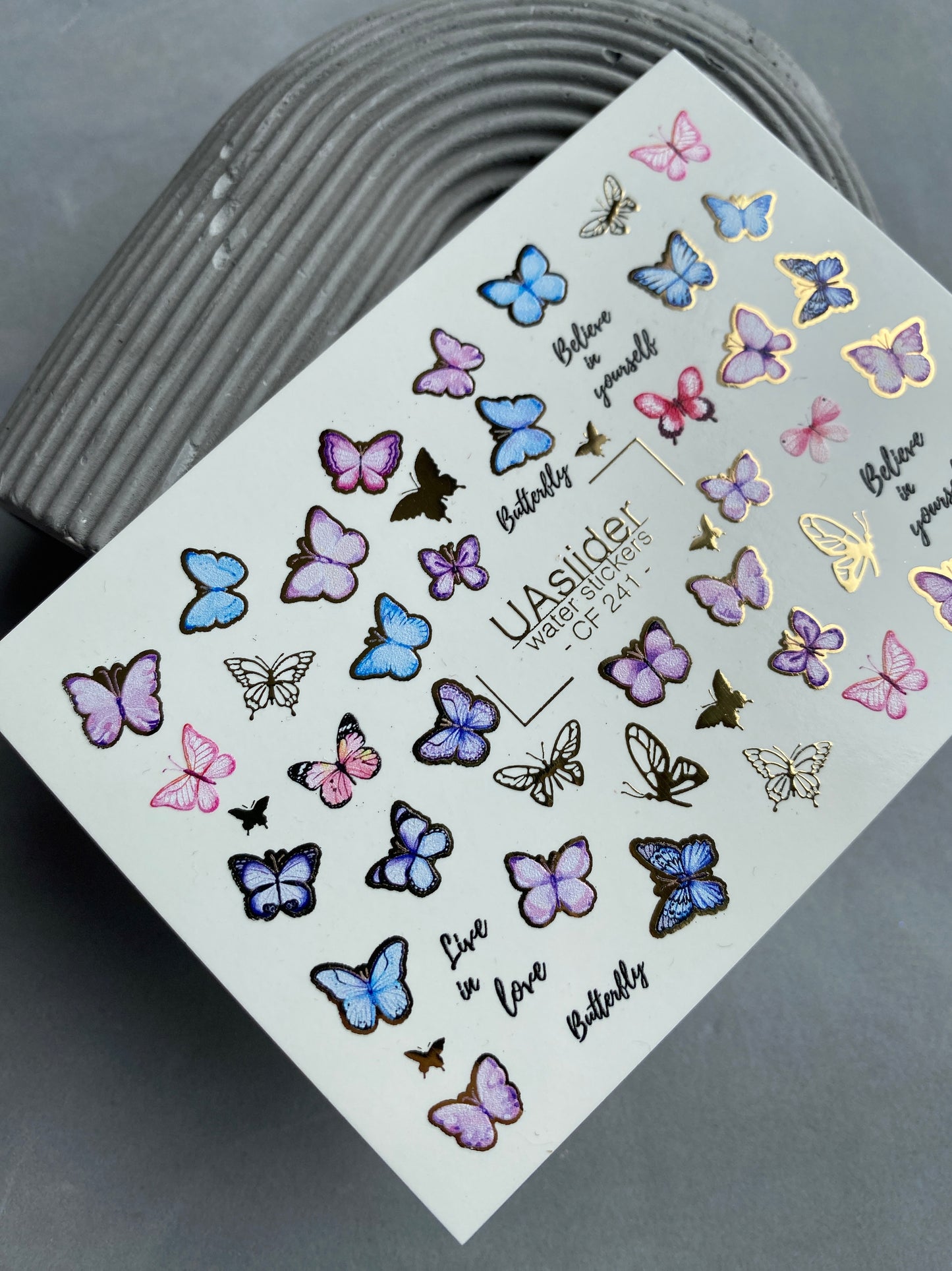 Nail Water Decal CF-241