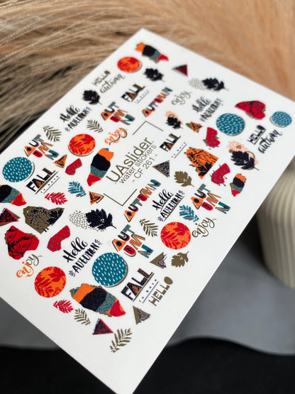 Nail Water Decal CF-261