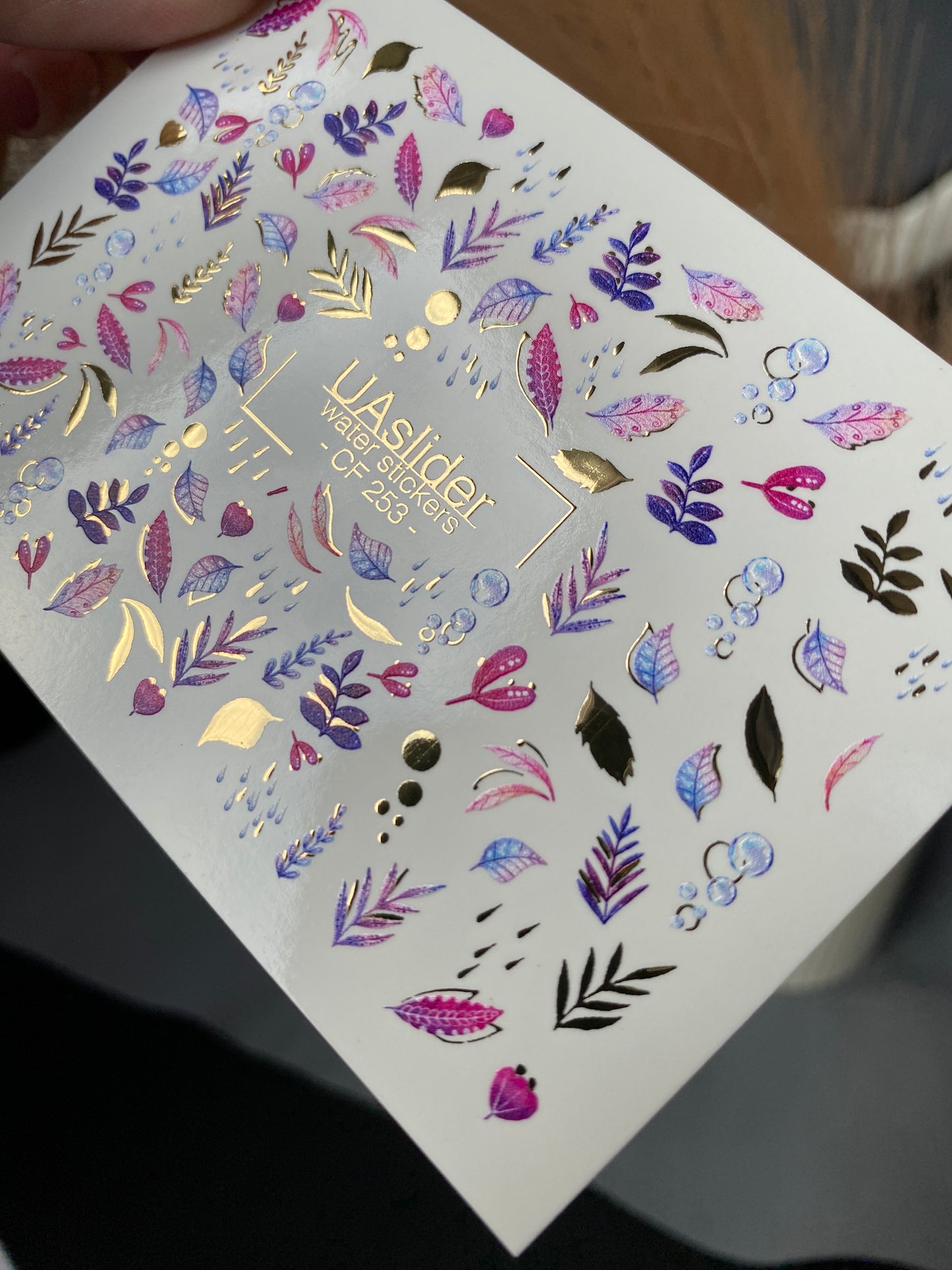 Nail Water Decal CF-253