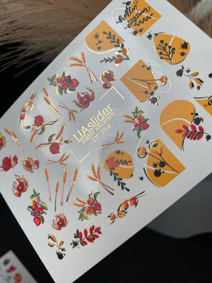 Nail Water Decal CF-254