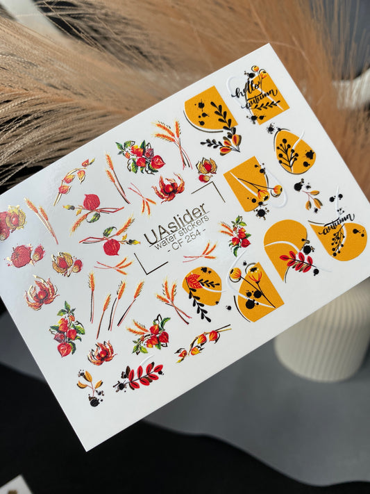 Nail Water Decal CF-254