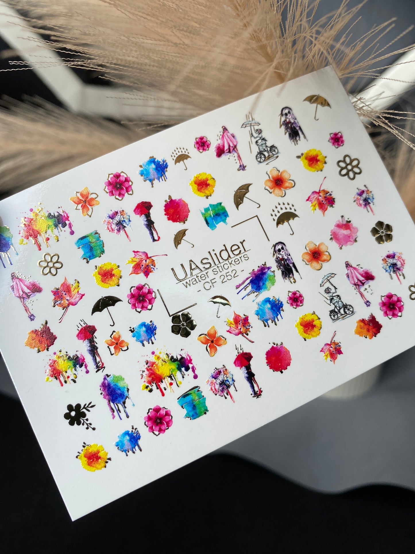 Nail Water Decal CF-252