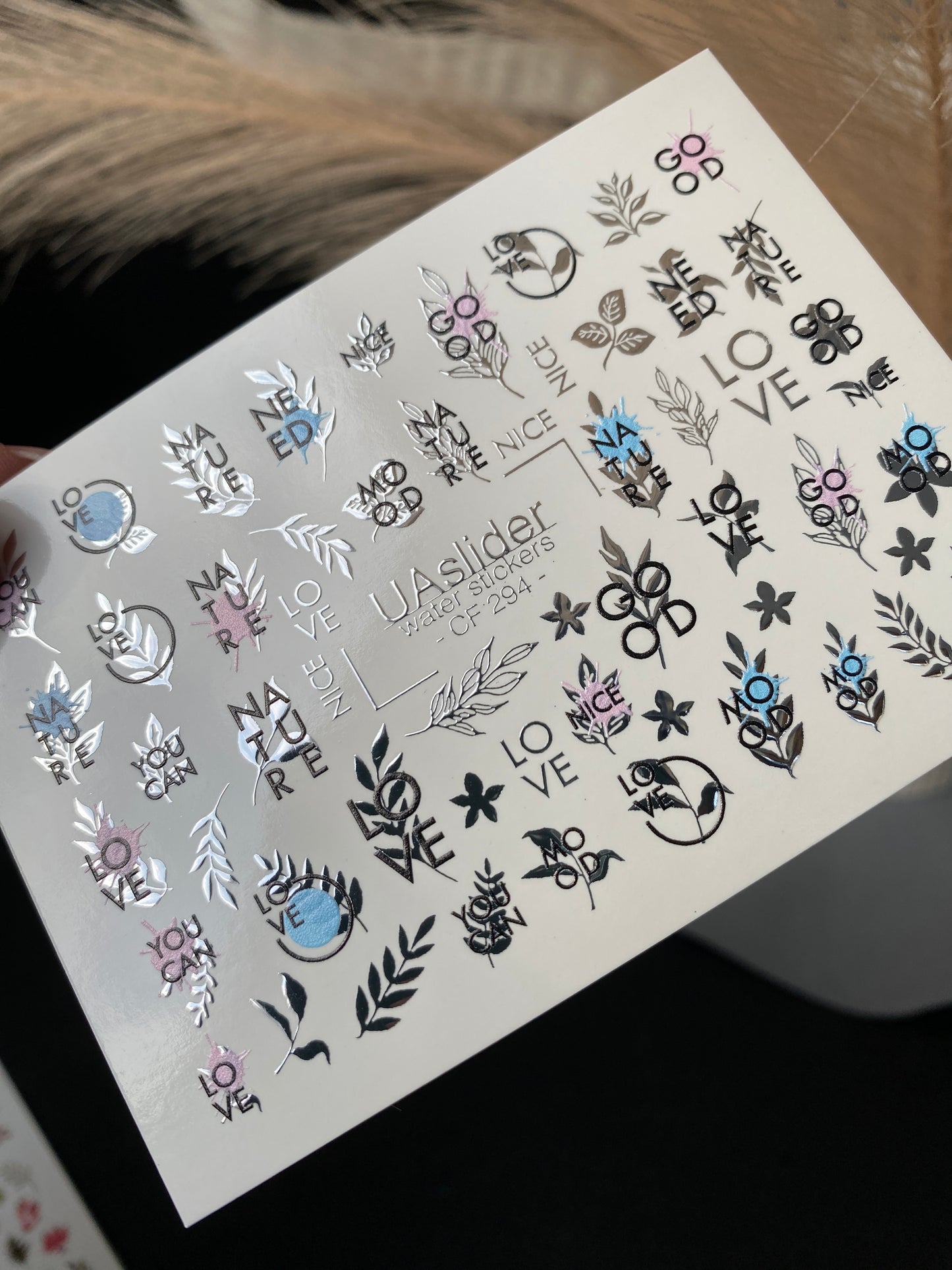 Nail Water Decal CF-294