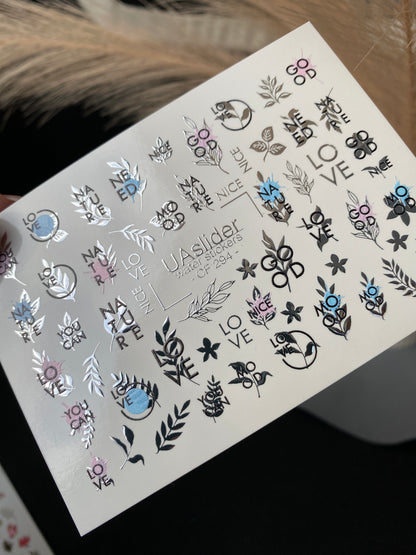 Nail Water Decal CF-294