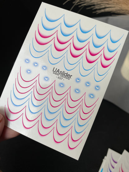 Nail Water Decal 637