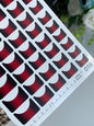 Nail wrap films wnb-016