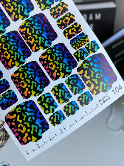 Nail wrap films wnb-104