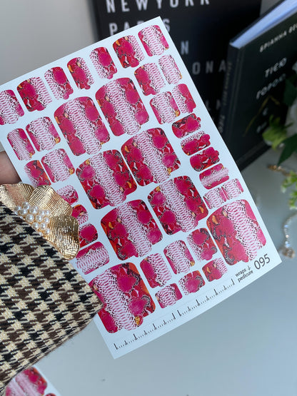Nail wrap films wnb-095