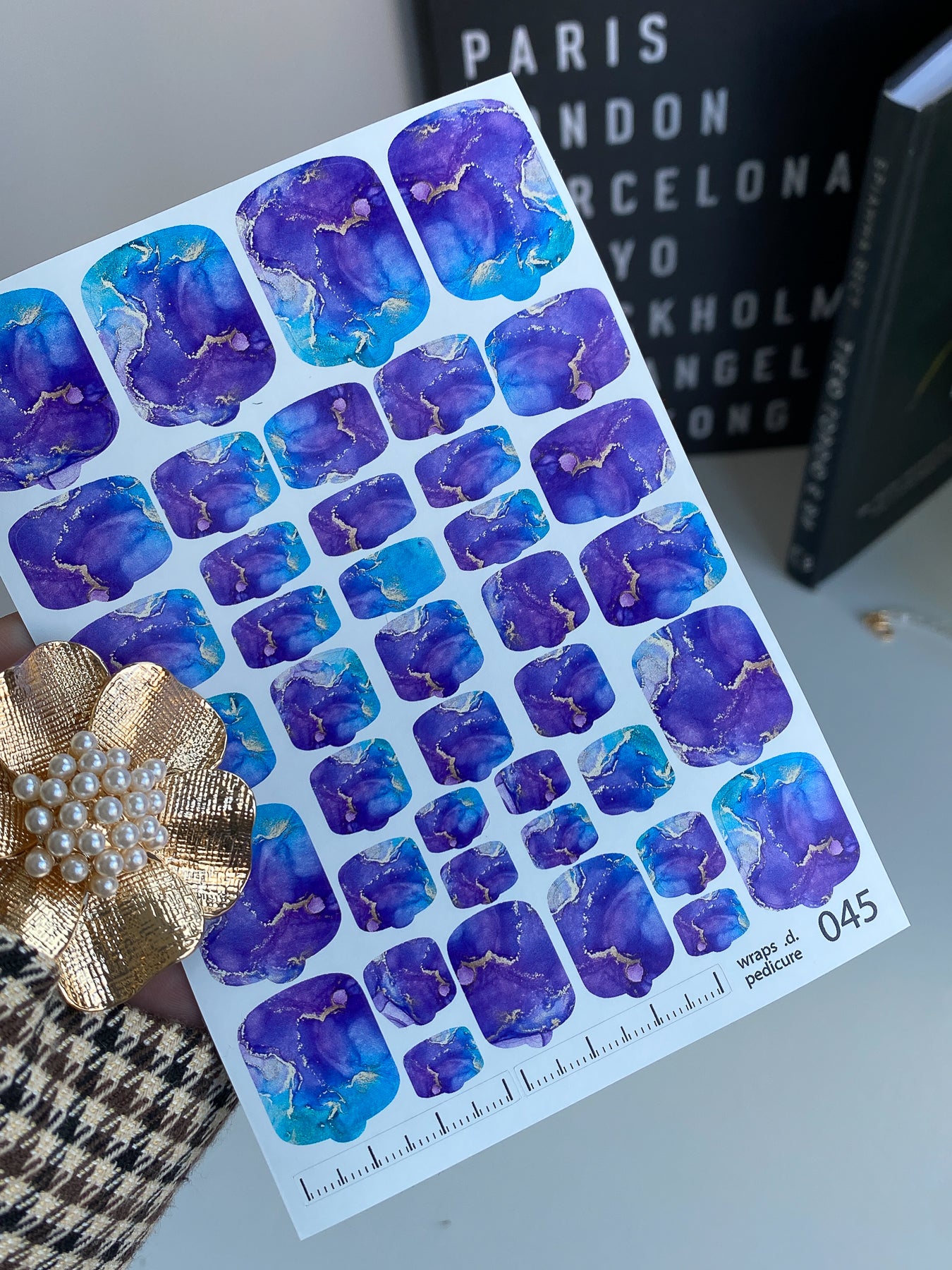 Nail wrap films wnb-045