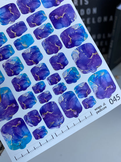 Nail wrap films wnb-045