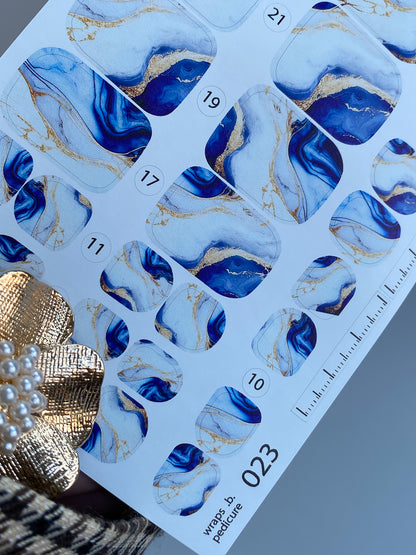 Nail wrap films wnb-023