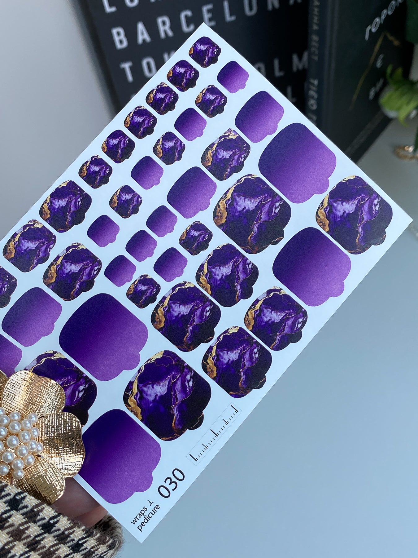 Nail wrap films wnb-030