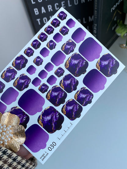 Nail wrap films wnb-030