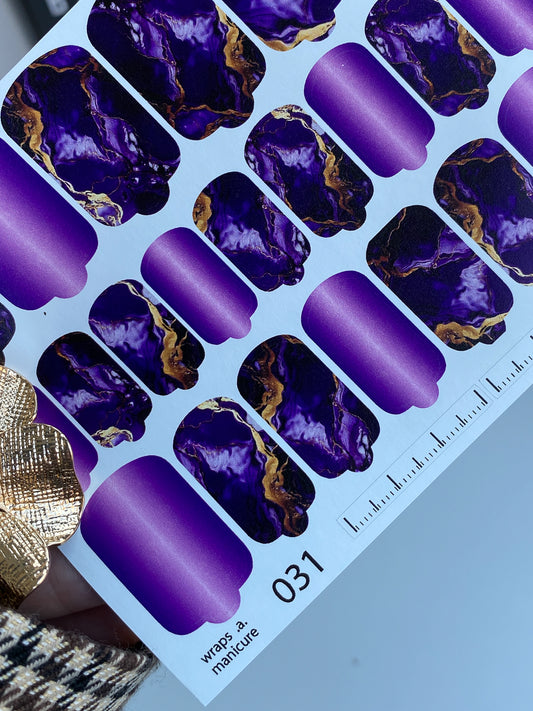 Nail wrap films wnb-031
