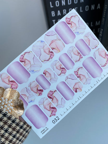 Nail wrap films wnb-032