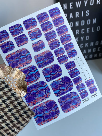 Nail wrap films wnb-096