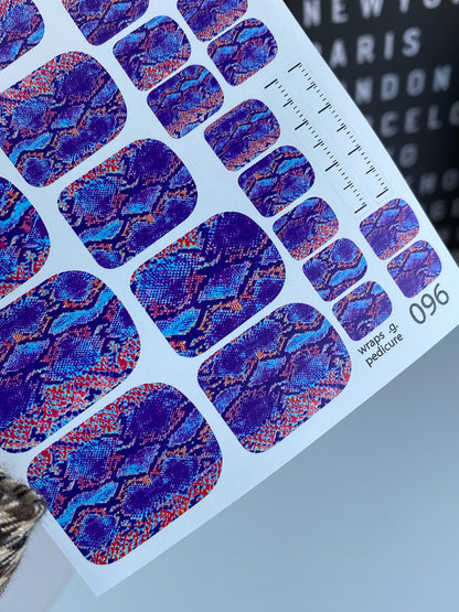 Nail wrap films wnb-096