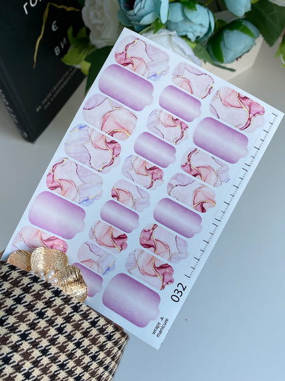 Nail wrap films wnb-032