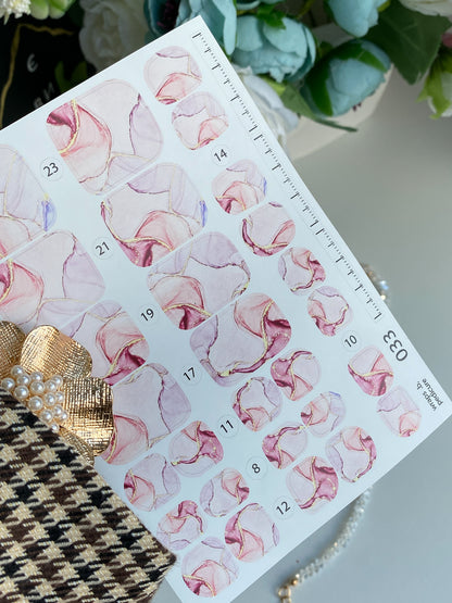 Nail wrap films wnb-033
