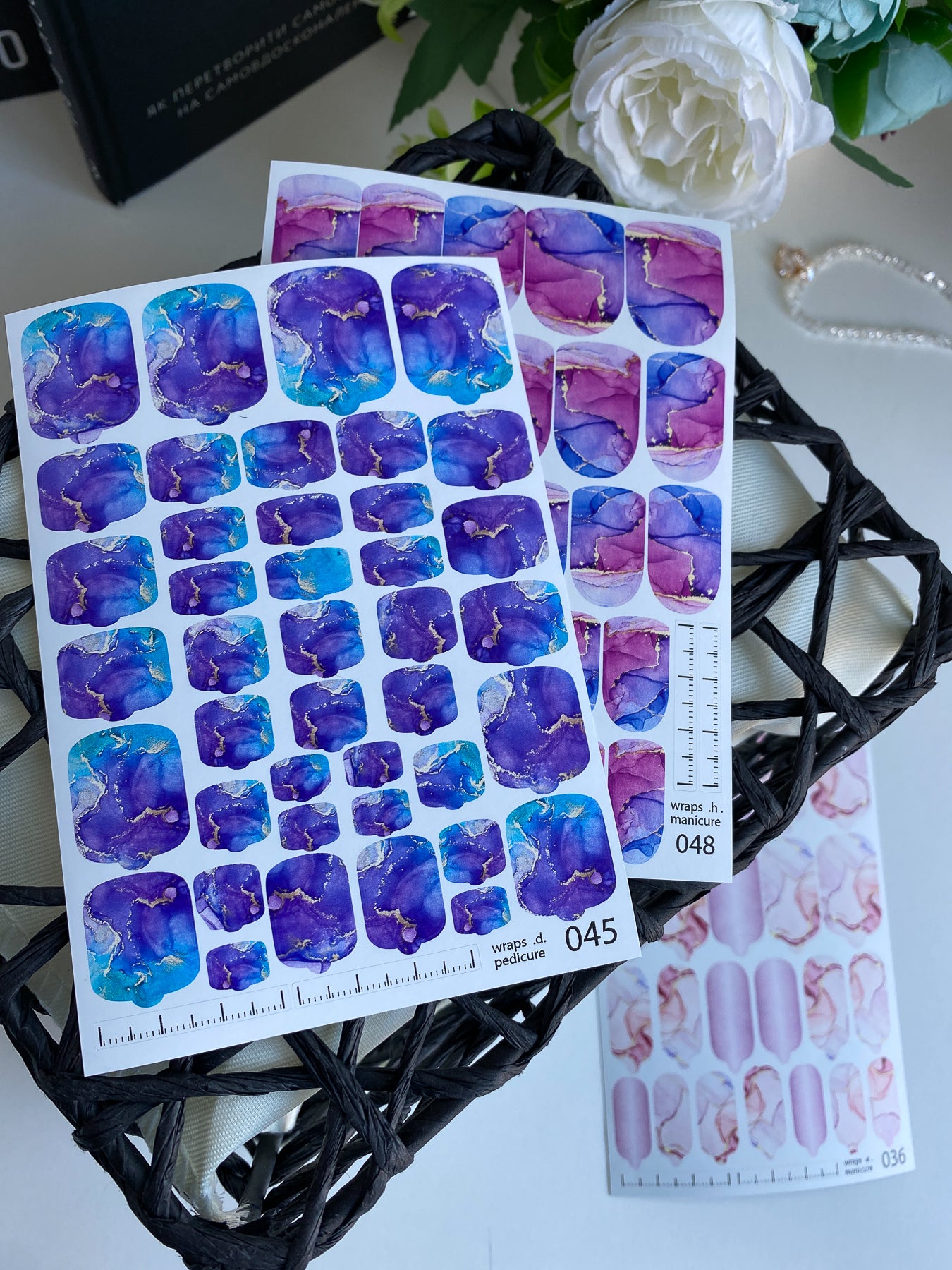 Nail wrap films wnb-045