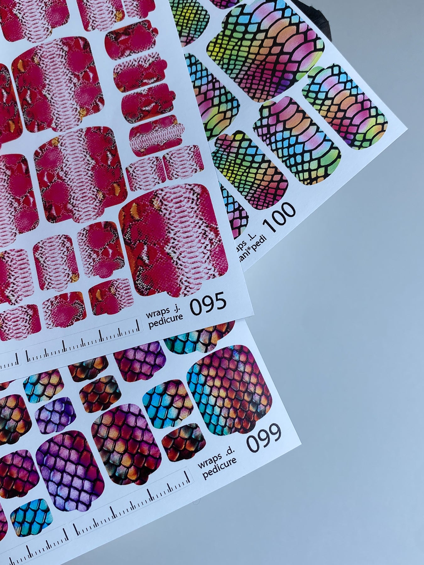 Nail wrap films wnb-095
