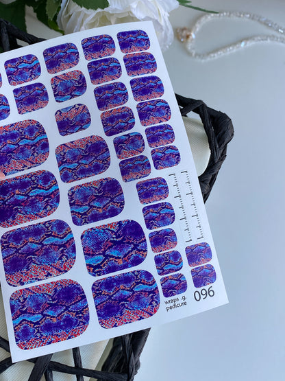 Nail wrap films wnb-096