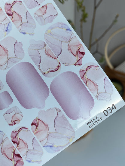 Nail wrap films wnb-034