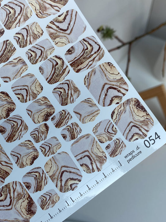 Nail wrap films wnb-054