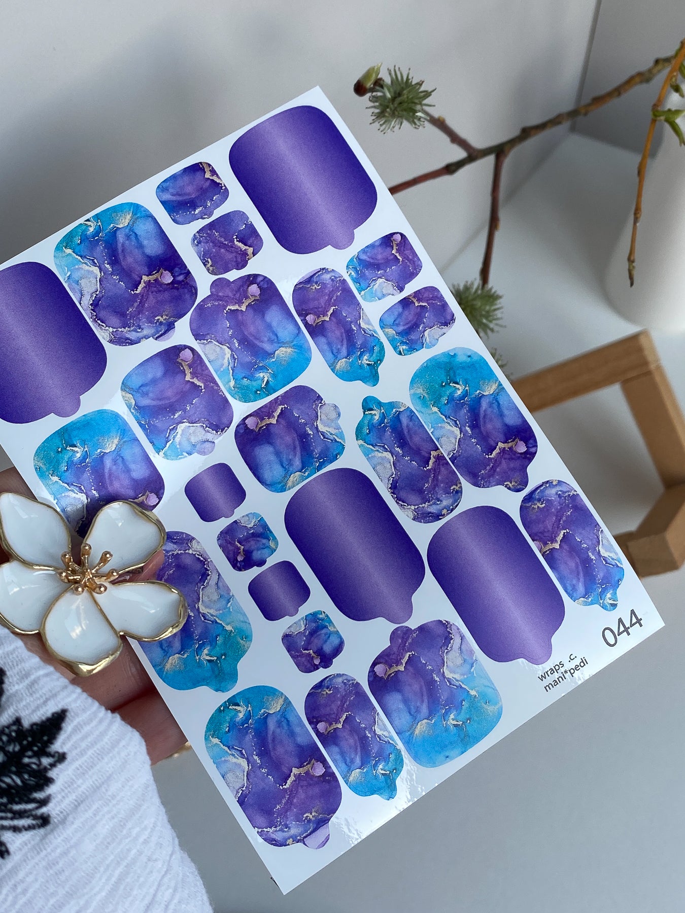 Nail wrap films wnb-044