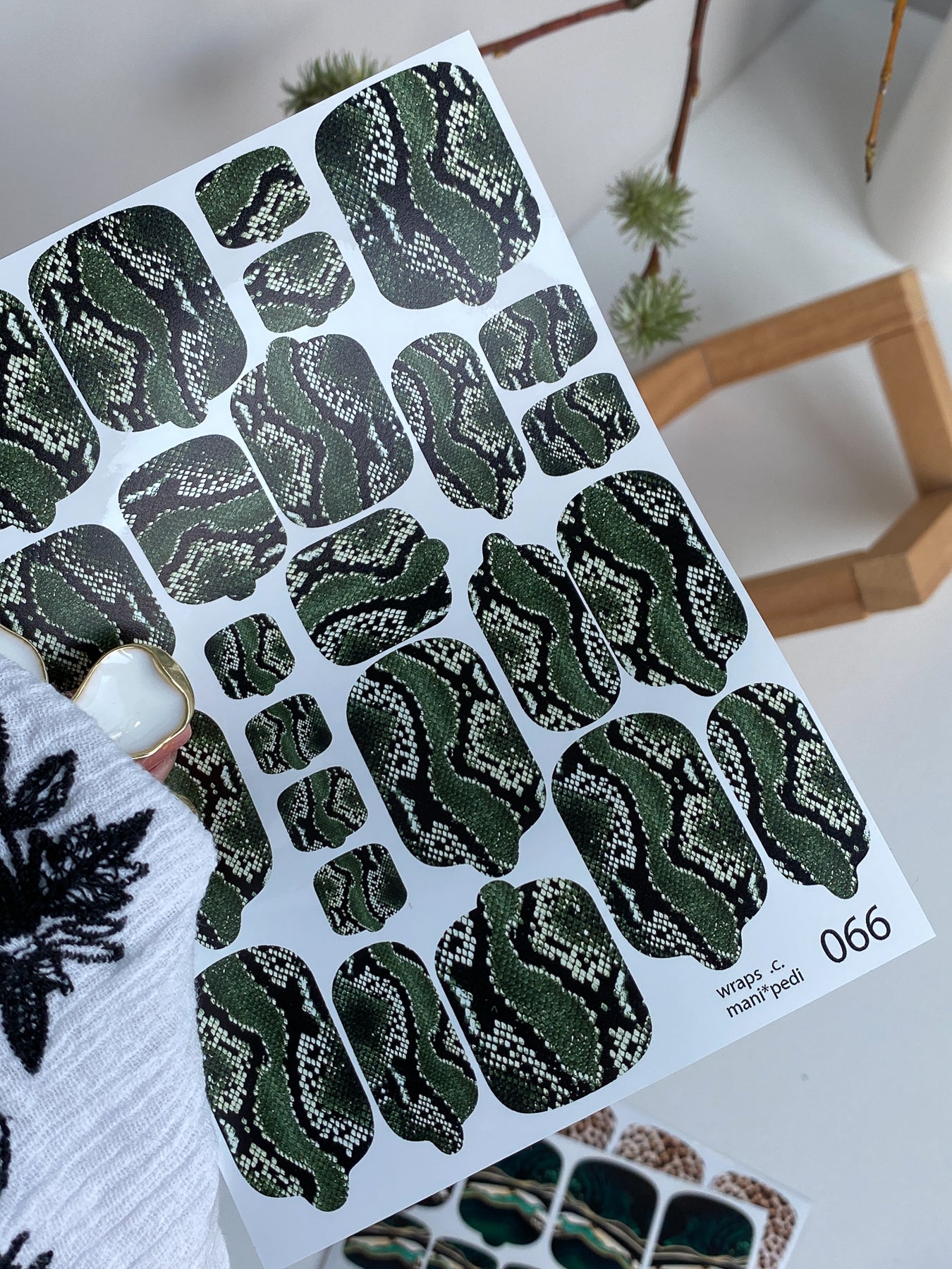 Nail wrap films wnb-066
