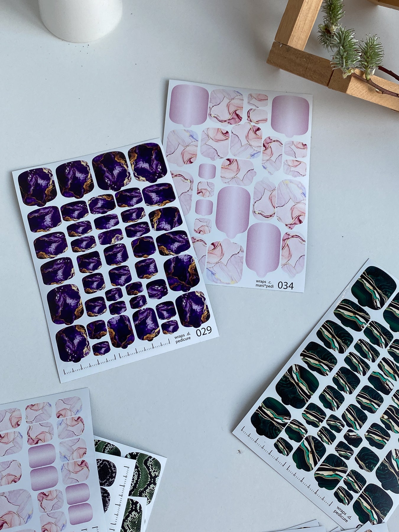 Nail wrap films wnb-034