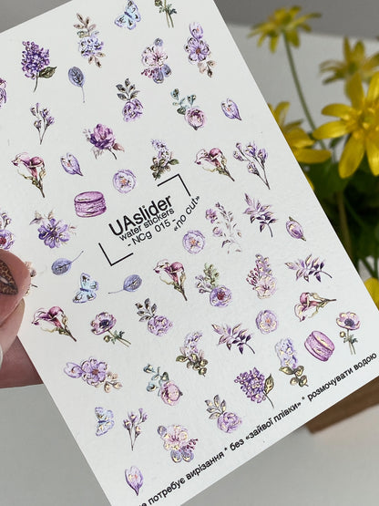 Nail Water Decal NCg-015