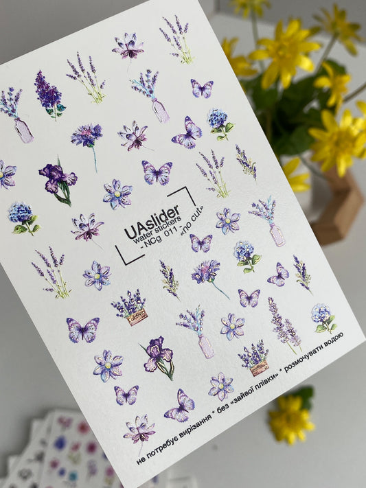 Nail Water Decal NCg-011