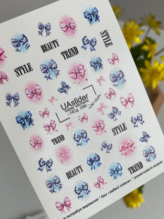 Nail Water Decal NCg-036