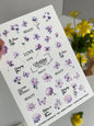 Nail Water Decal NCg-025