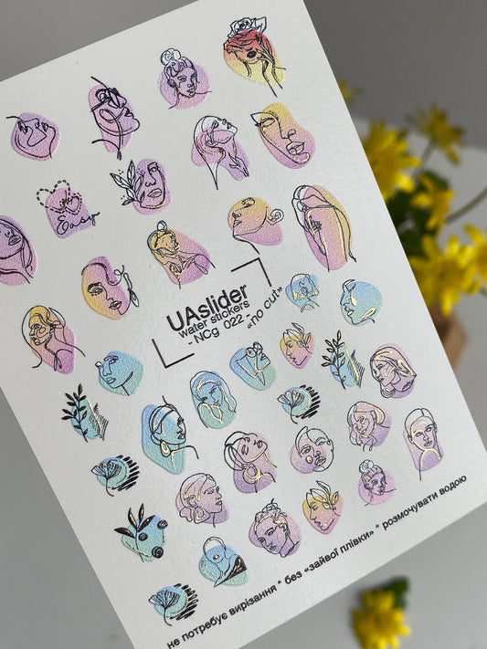 Nail Water Decal NCg-022
