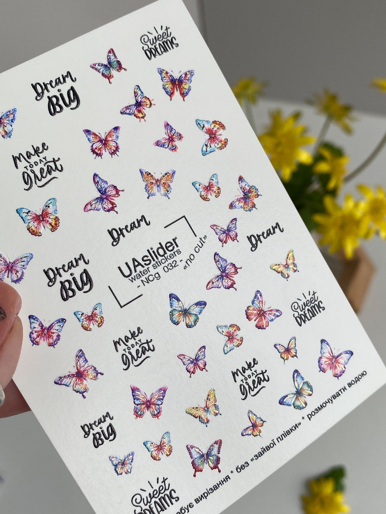 Nail Water Decal NCg-032