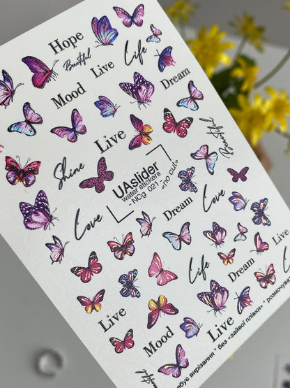 Nail Water Decal NCg-021