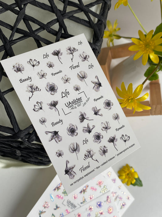Nail Water Decal NCg-037