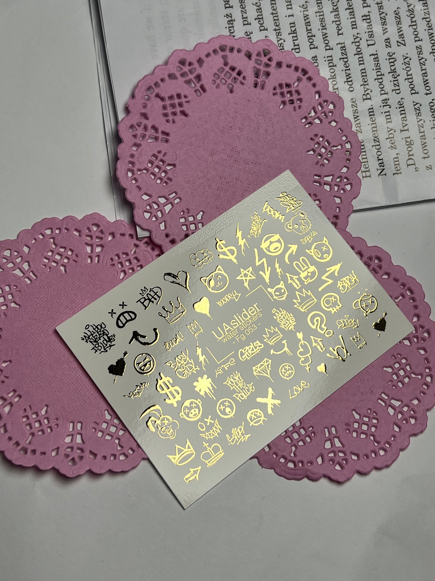 Nail Water Decal Fg-053