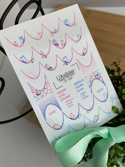 Nail Water Decal CF-349