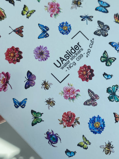 Nail Water Decal NCg-039