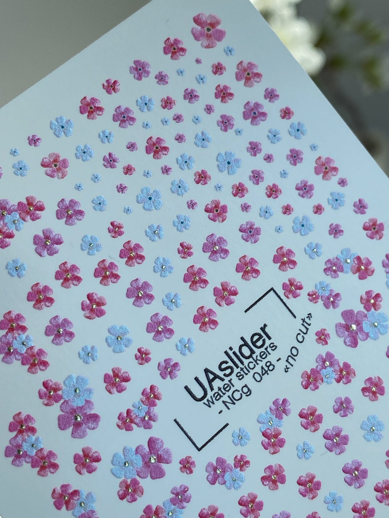 Nail Water Decal NCg-048