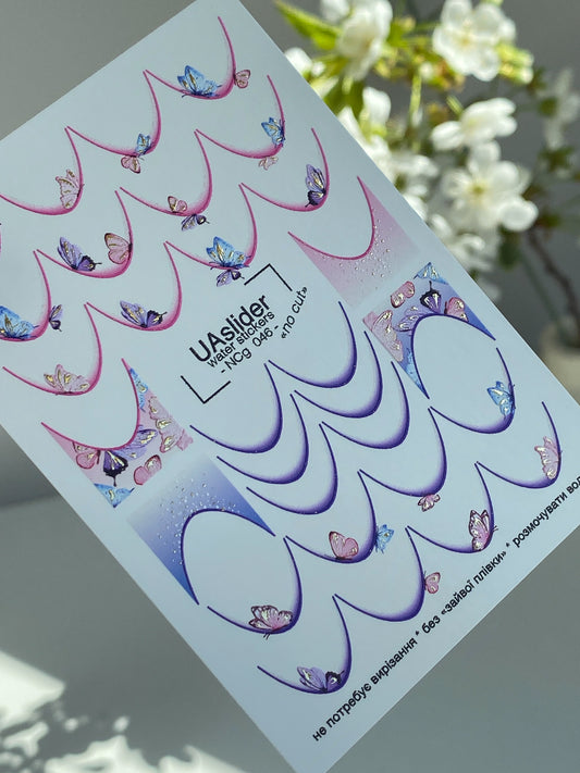 Nail Water Decal NCg-046