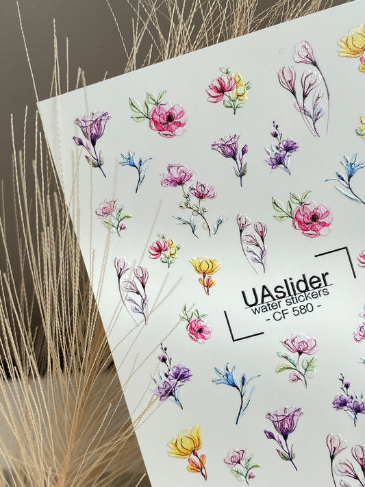 Nail Water Decal CF-580