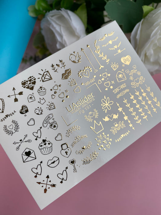 Nail Water Decal Fg-151